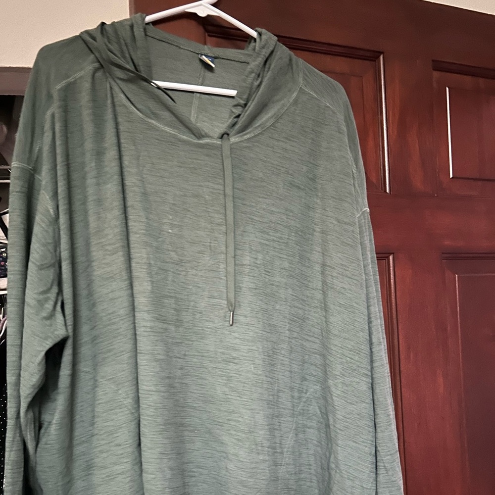 Old Navy Green Hooded Sweatshirt